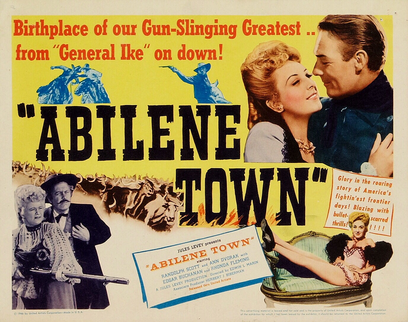 Règlement de compte à Abilene Town 1946 drive in movie channel
