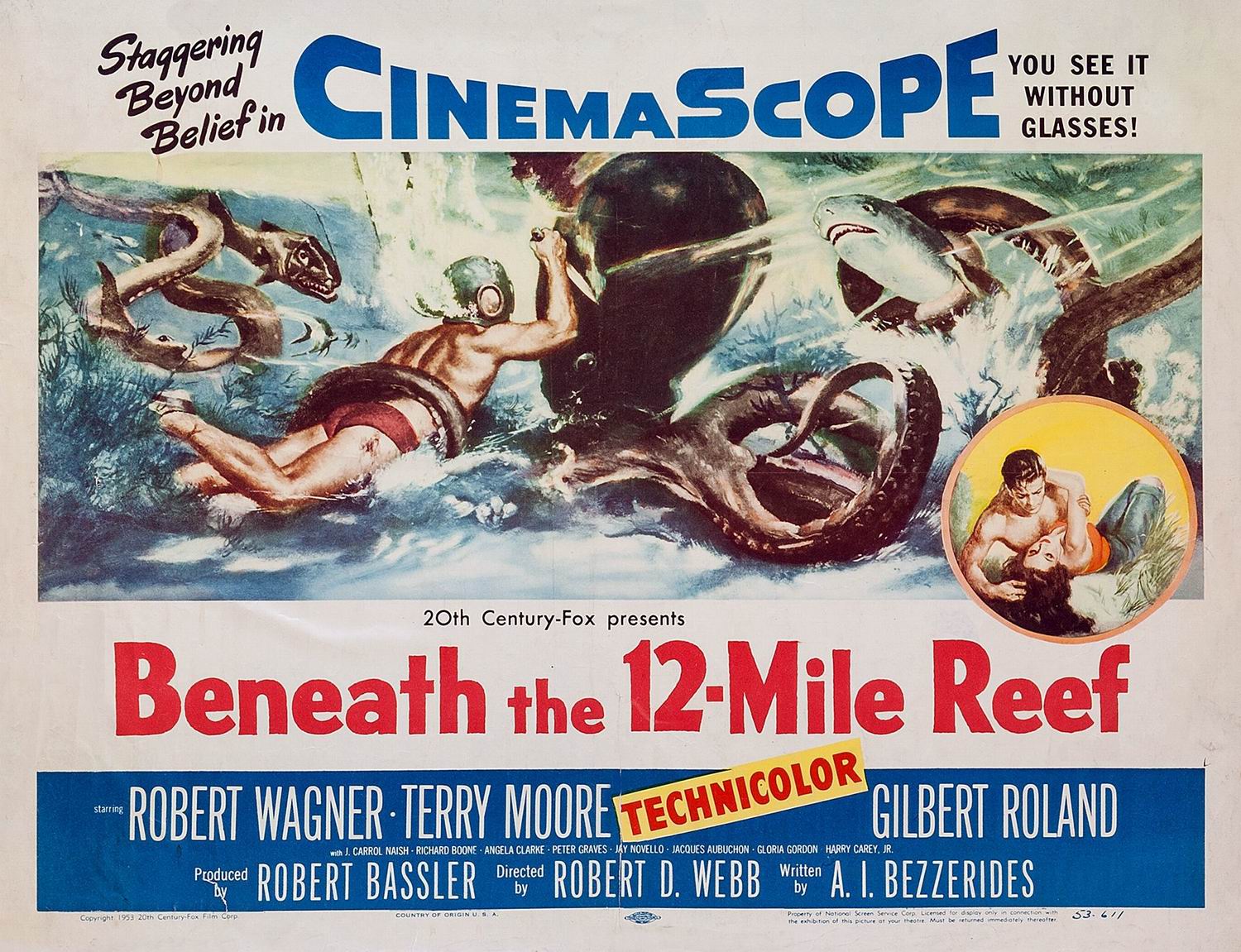 Tempête sous la mer 1953 drive in movie channel