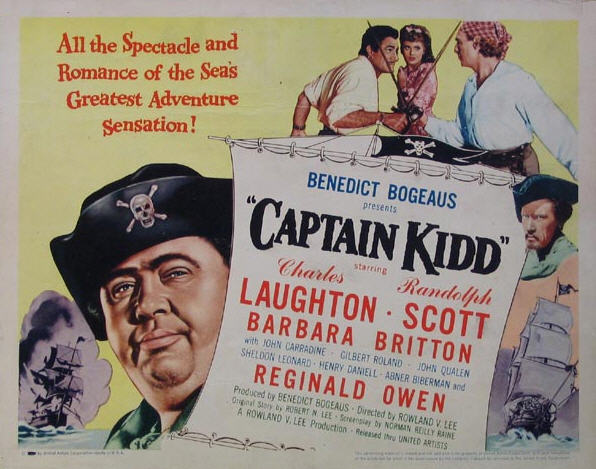 Le Capitaine Kidd 1945 drive in movie channel
