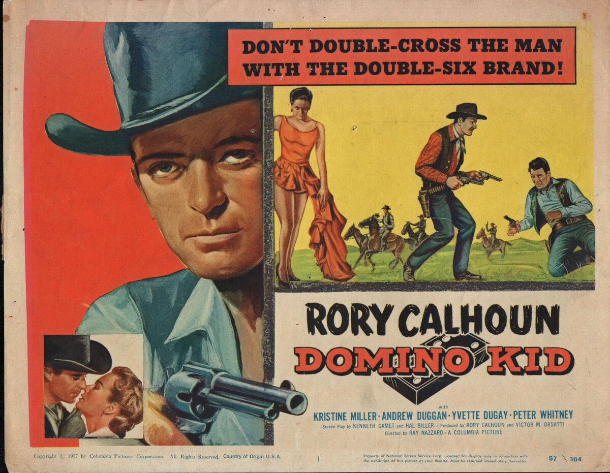 Domino Kid  1957 drive in movie channel