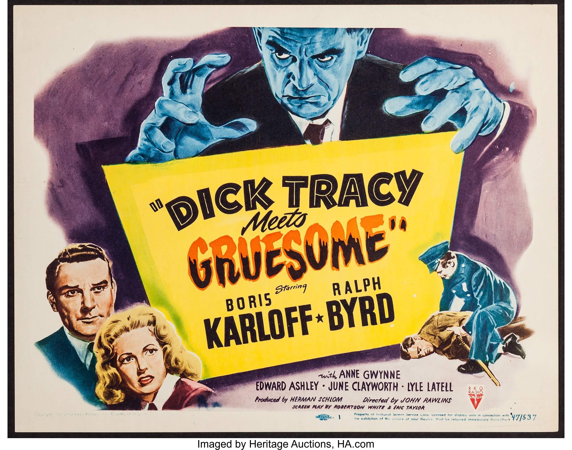 Dick Tracy contre le gang 1947 drive in movie channel