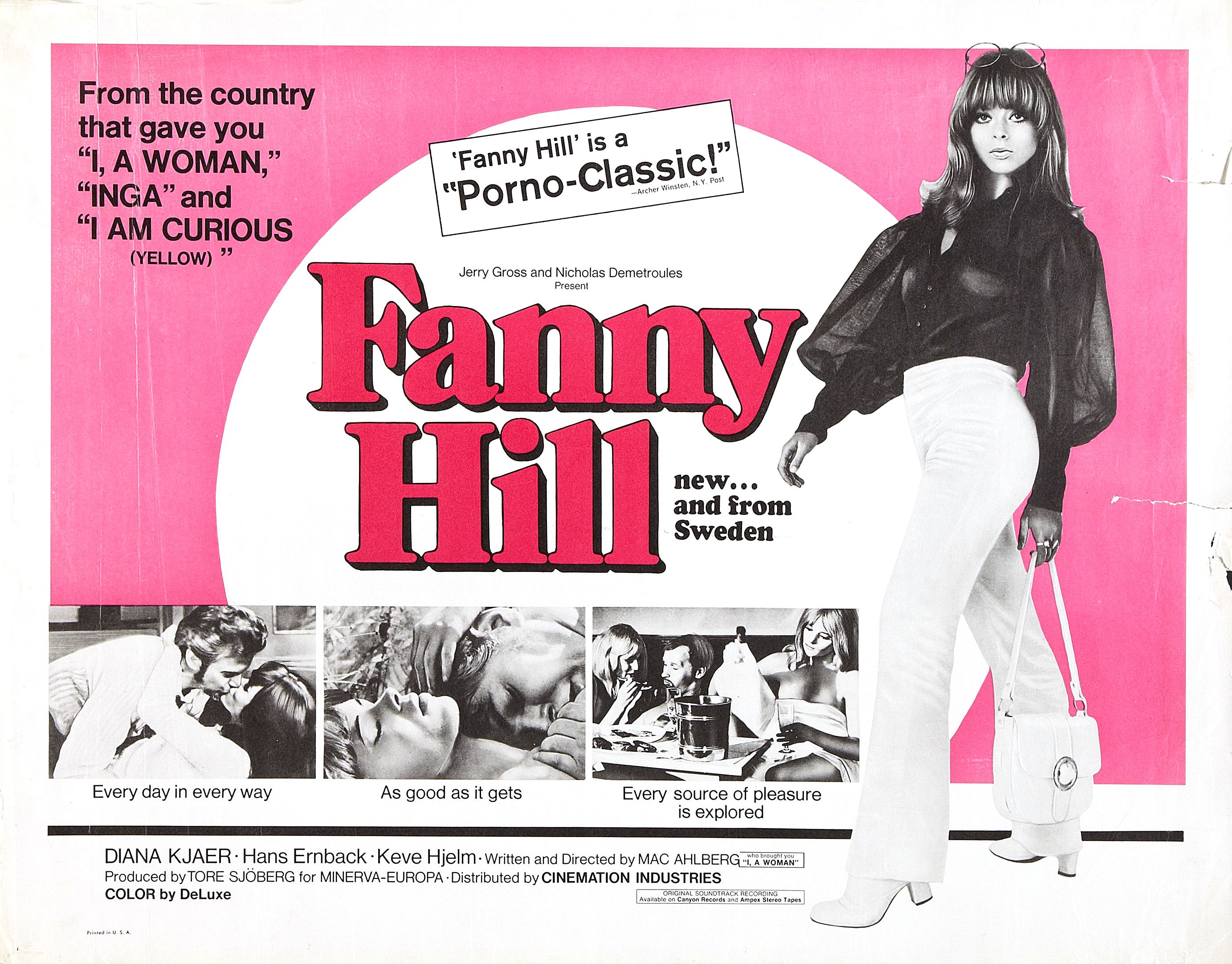 FANNY HILL, autour du monde 1968 drive in movie channel