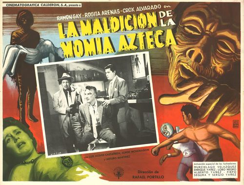 La Malediction de la Momie Aztèque 1957 drive in movie channel