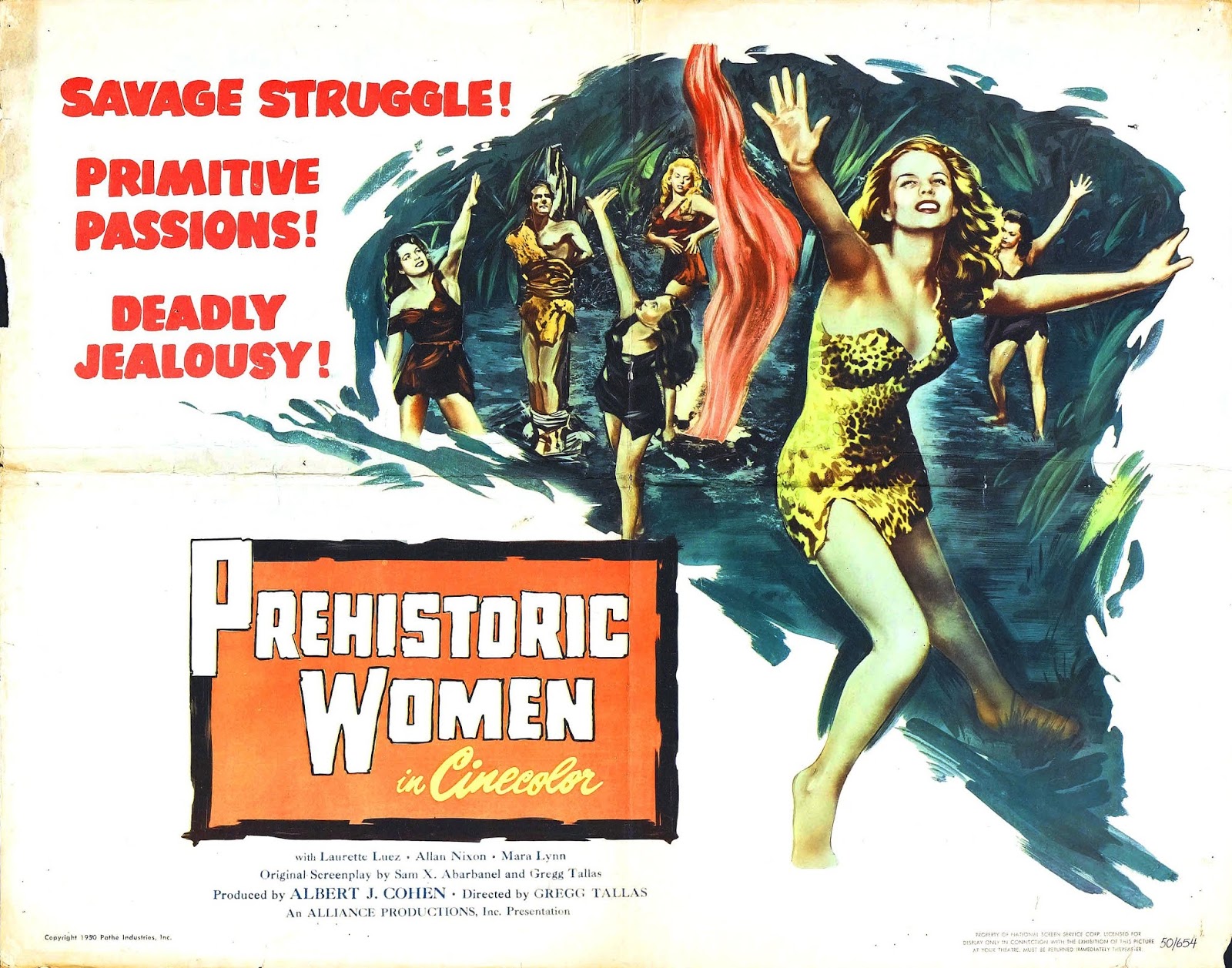Femmes préhistoriques 1950 drive in movie channel